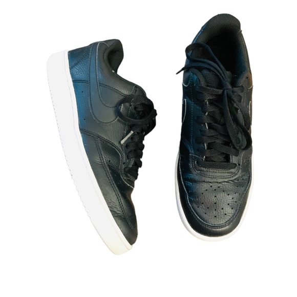 Nike Women's sz 9 Court Vision Low Black Sneaker Style #CD5434002 - Picture 2 of 11